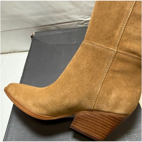 Marc Fisher Womens Challi Pointed Toe Knee High Suede Boots Brown Size 5 NEW - Picture 5 of 7